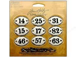 Tim Holtz idea-ology Plaquettes