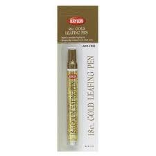 18 kt Gold leafing pen
