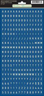 Mini Market Indigo and Cream