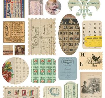 Paperworks Ephemera Stickers