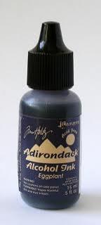 Adirondack alcohol ink Eggplant